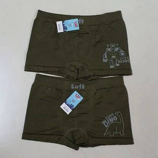 Luft : กางเกงใน ขาสั้น Boxer เด็กชาย 3-10 ปี Size : M L XL ผ้าทอ ทั้งตัว ผ้านิ่ม นุ่ม ใส่สบาย ไม่เข้าวิน