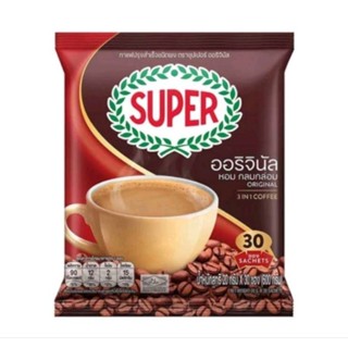 กาแฟซุปเปอร์ 3 in 1 ออริจินัล Coffee mix (30 ซอง)