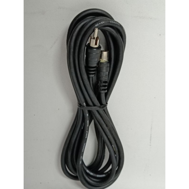 สาย RF สำหรับ Nintendo Famicom และ Super Nintendo และ Family Computer และ PC-Engin ขาว