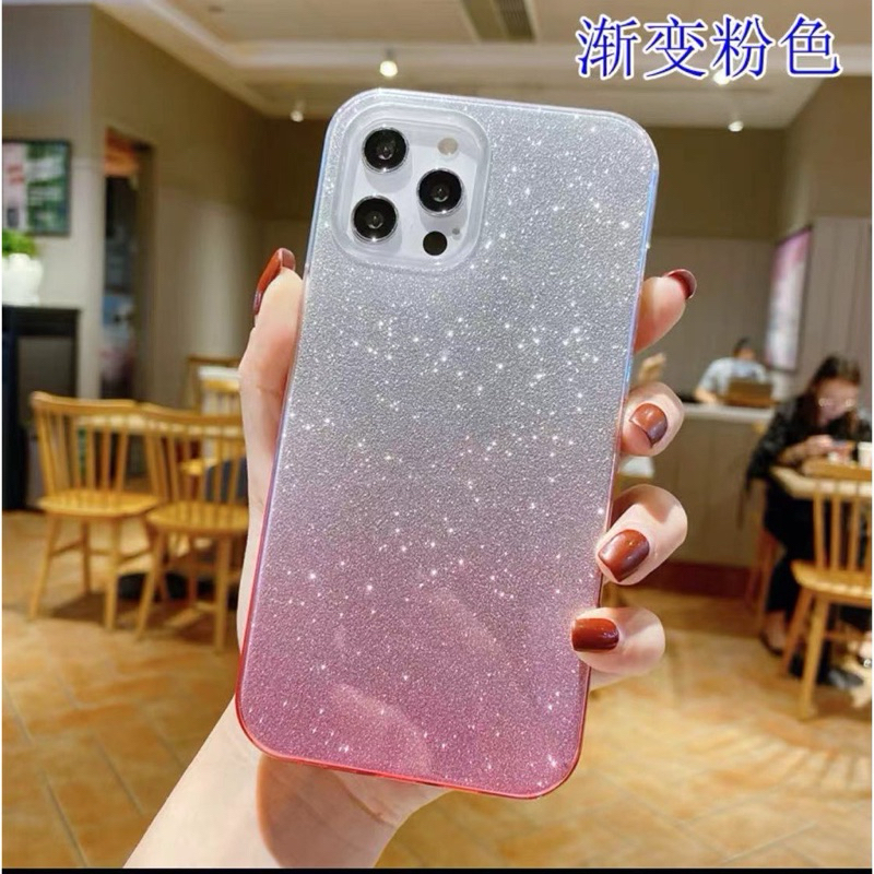 เคสกากเพชรไล่สีใช้สำหรับiPhoneรุ่นip11pro/ip11/ip11promax/ip12/ip12pro/ip12promax/ip13/ip13pro/ip13promax/ip14/ip14plus