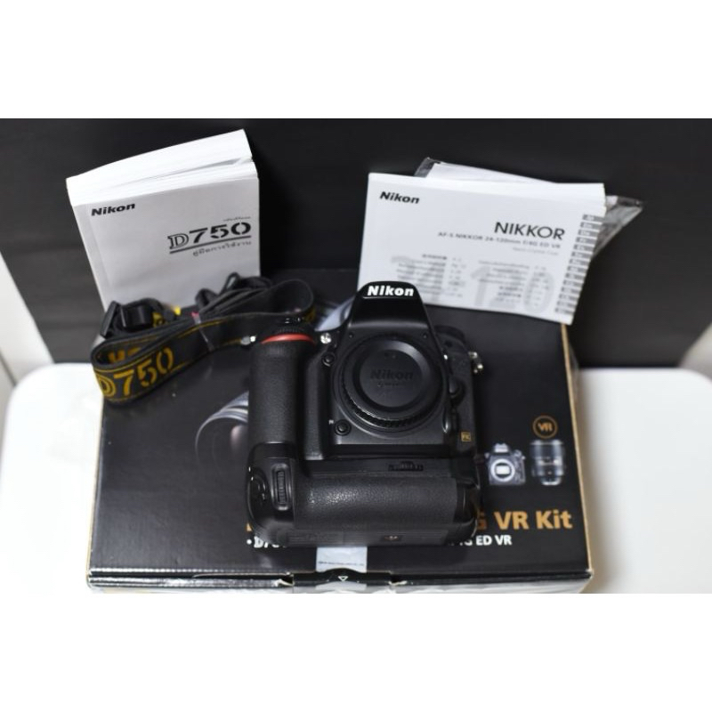 Nikon D750+Grip MB-D16 อดีตประกันศูนยท สภาพสวย ชัตเตอร์ 43xxx