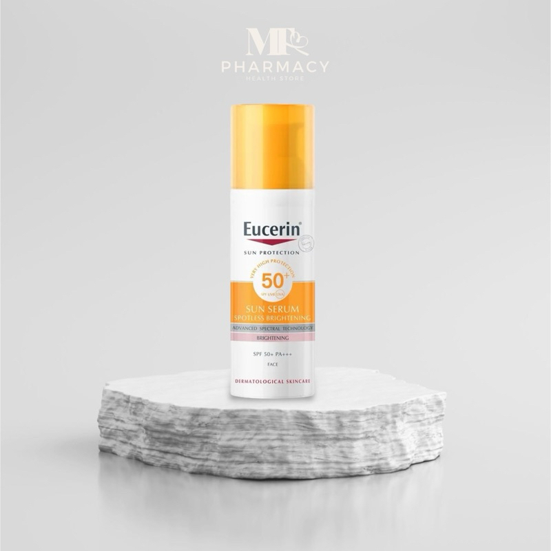 Eucerin Sun Protection SUN SERUM SPOTLESS BRIGHTENING SPF50+ PA+++ ยูเซอริน ครีมกันแดด ลดฝ้า 50ml