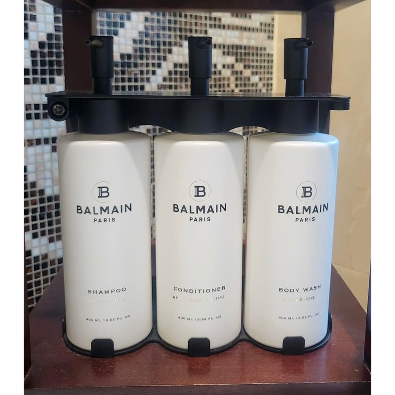 Balmain Paris Amenities แบรนด์ดังจากฝรั่งเศส แบบแบ่งขาย 100 ml Body Wash , Shampoo , Conditioner , Body Lotion , Soap