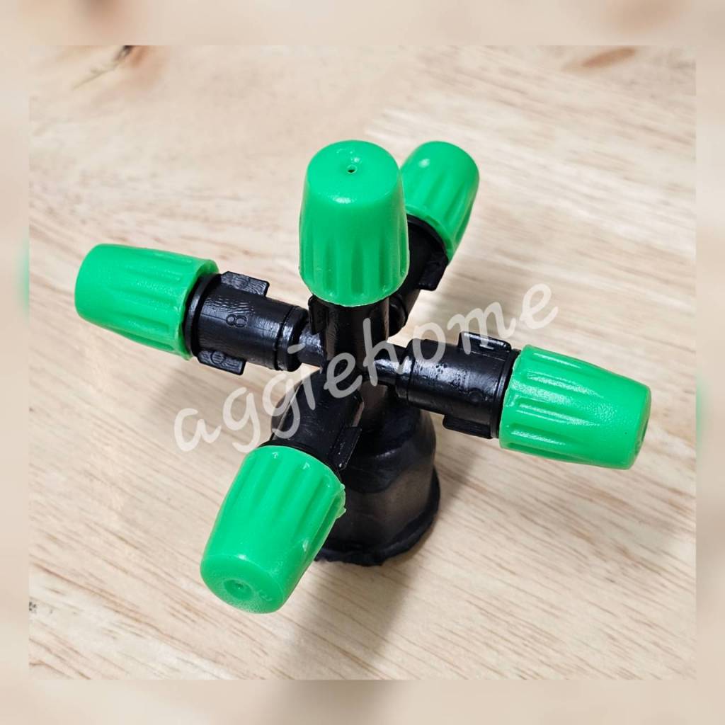 ไชโย หัวพ่นหมอก 5 ทาง รุ่น 374-15WG(P) สีเขียวเกลียวใน 1/2" หัวพ่นหมอก ระบบน้ำ รดน้ำต้นไม้