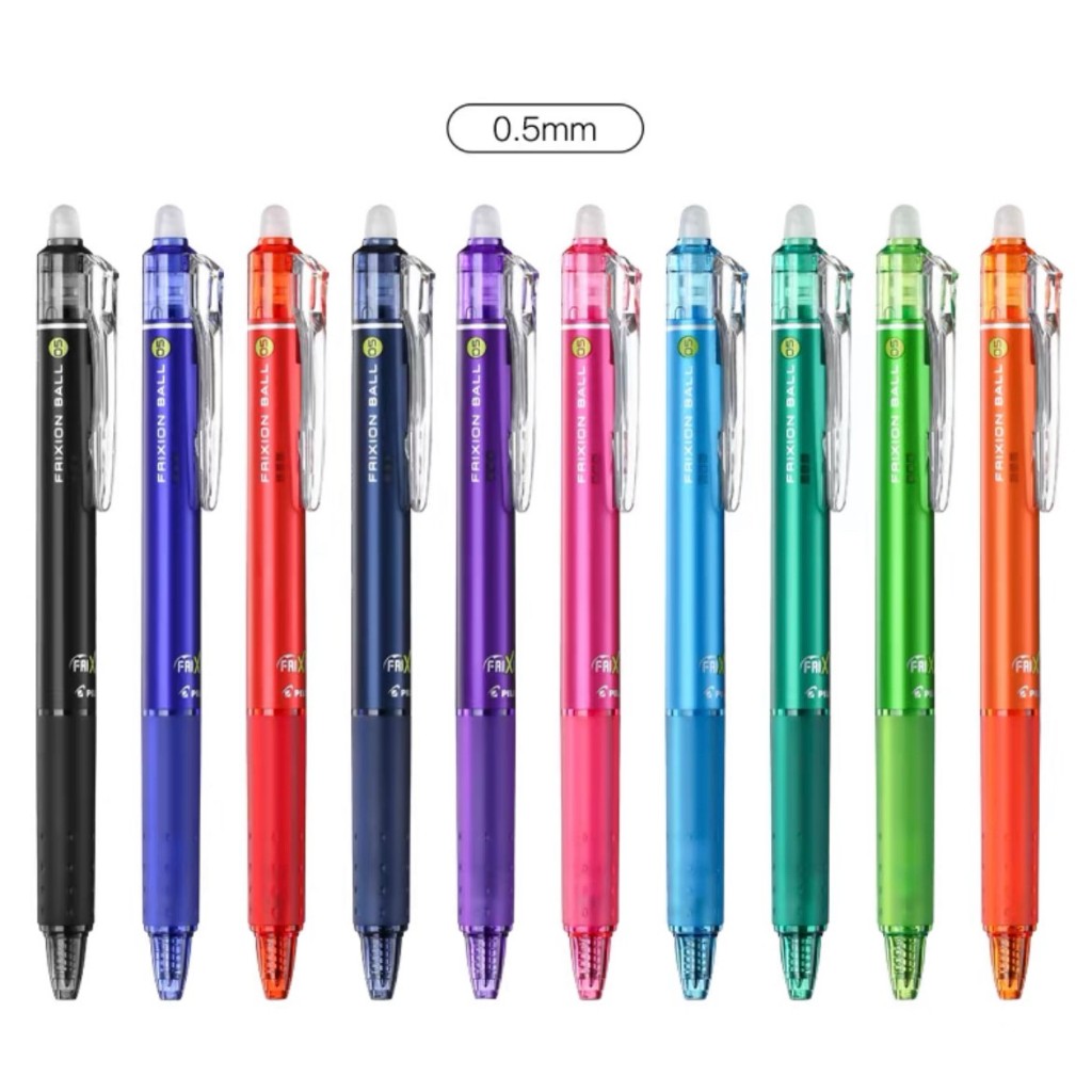 (แบบ Set) PILOT Frixion Ball Knock 0.5 และ Frixion Waai ปากกาลบได้ ของแท้ นำเข้าจากญี่ปุ่น ปากกาสี ลบได้ รูปที่ 4