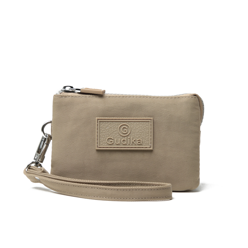 GUDIKA--พร้อมส่ง กระเป๋าคล้องมือ/คล้องแขน สตางค์ ผ้าไนลอน เกรดพรีเมียม มีสายคล้องข้อมือ กันน้ำ100% ผ้าไนลอน-G8114