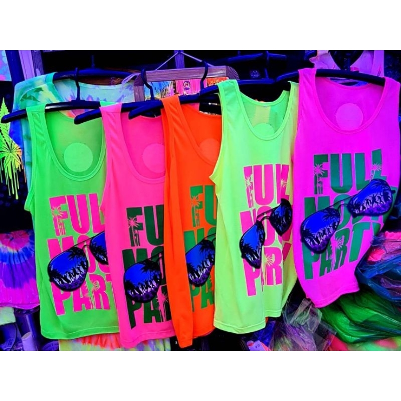 เสื้อยืดกล้ามนีออน full moon party