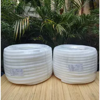 ท่ออ่อน ท่อลูกฟูก ท่อร้อยสายไฟ ขนาด 3/8", 1/2", 3/4" สีขาว สีเหลือง แบ่งขายเป็นเมตร