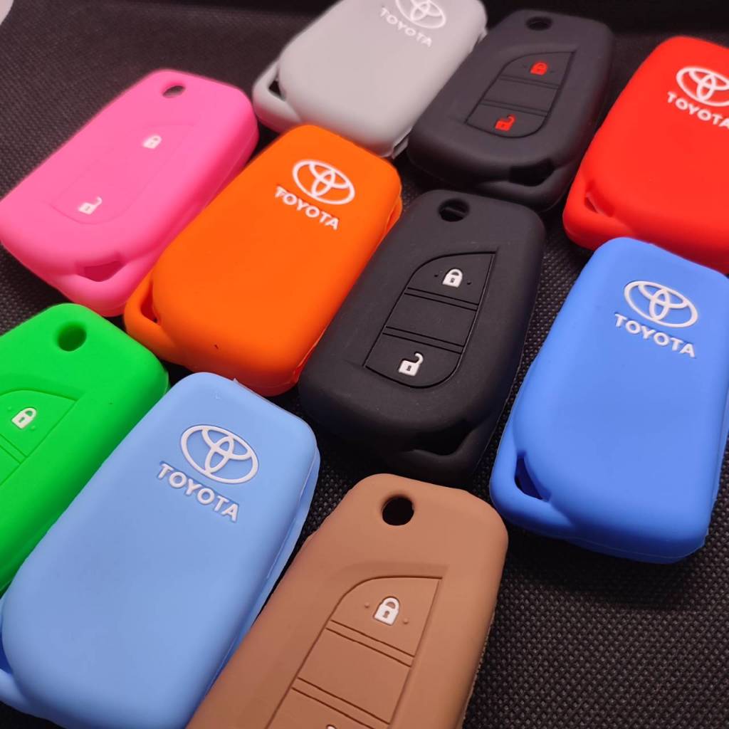ซิลิโคนรีโมท รถยนต์ Toyota Revo / Altis กุญแจพับ 2 ปุ่ม Smart Key เคสรีโมท เคสกุญแจ