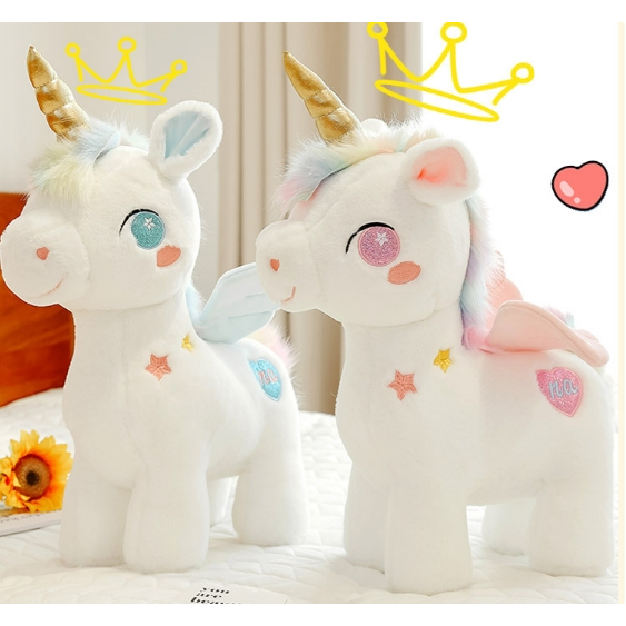 ตุ๊กตายูนิคอร์น โพนี่ ม้าโพนี่ ตุ๊กตา ของขวัญเด็ก ของเล่นเด็ก Girl gift Dream unicorn fur doll toy pony pillow cushion