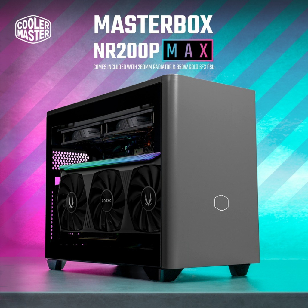 CASE (เคสมินิ) COOLER MASTER MASTERBOX NR200P MAX Mini-ITX (NR200P-MCNN85-SL0)