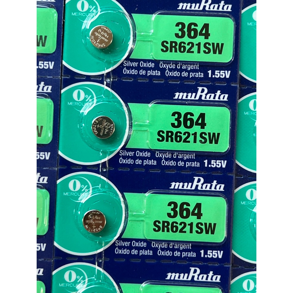 ถ่านกระดุม Sony/Murata ล็อตใหม่ ของแท้ 100% ถ่าน 321/SR616SW 364/SR621SW 377/SR626SW