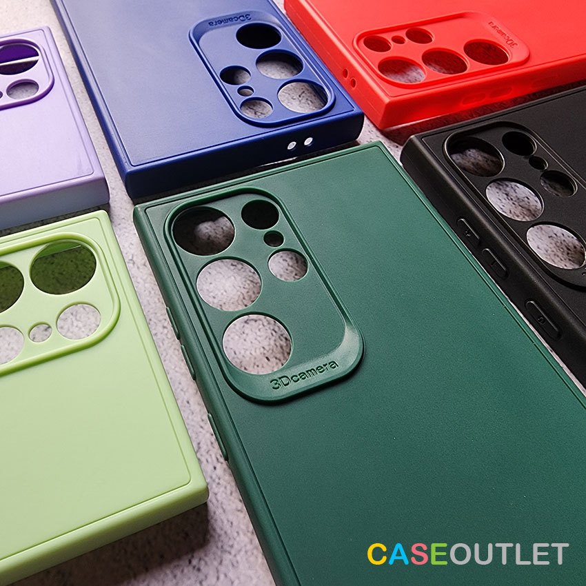 เคส Samsung Galaxy S23 S22 S24 Ultra fe S24ultra S22 plus S24fe TPU สีพาสเทล สีด้าน ใส่บาง ลดรอยนิ้ว กันกล้อง แท้