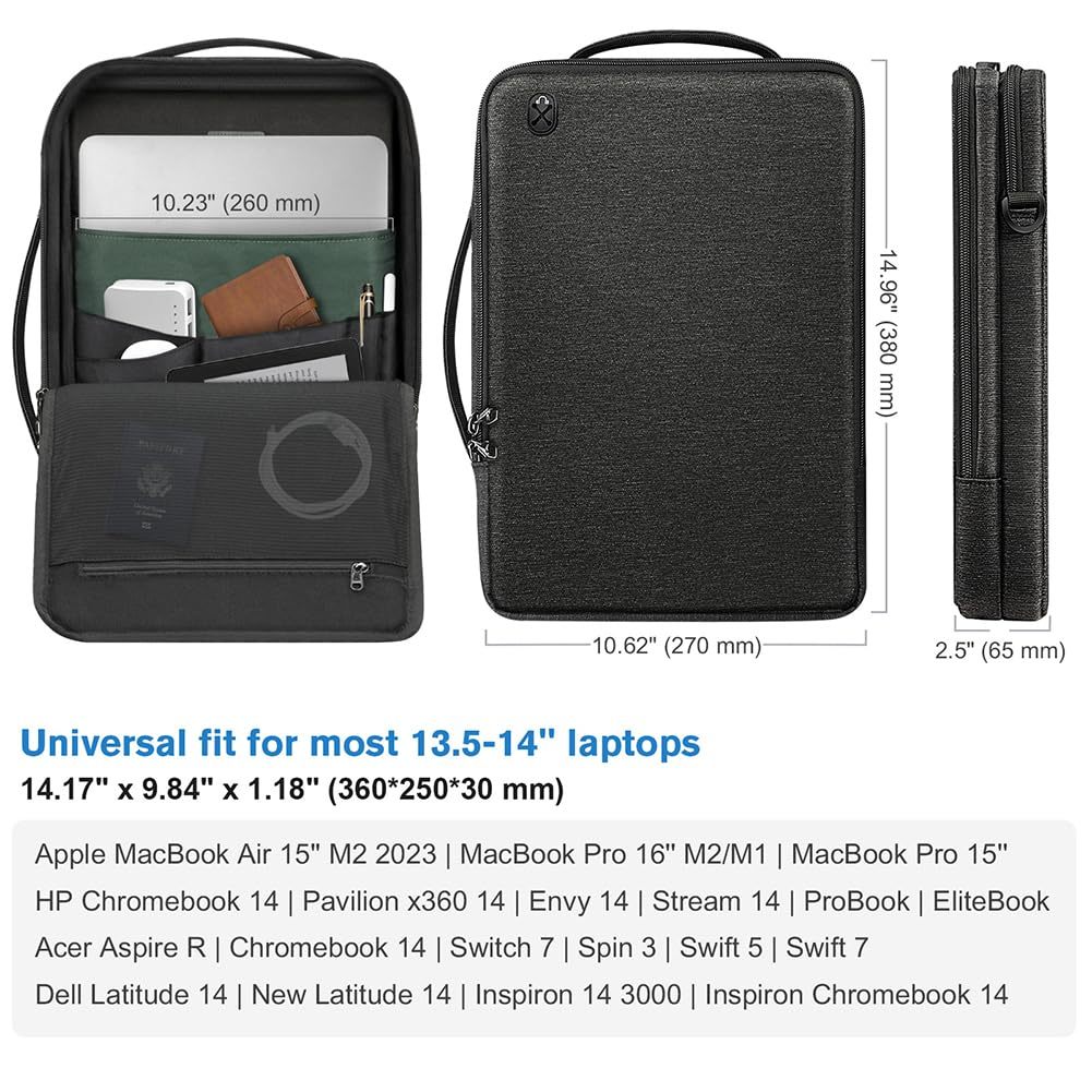 กระเป๋าสะพายข้าง  with Shoulder Strap แท็บเล็ต 13-16 Inch for Labtop14inch 15.6inch macbook13.3-16inch iPad12.9