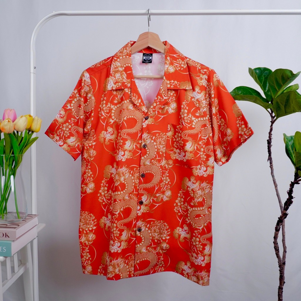 เสื้อตรุษจีน ลายมังกร C157
