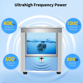 2L-30L เครื่องทำความสะอาดอัลตราโซนิกอุตสาหกรรม เครื่องทําความสะอาดอัลตรา โซนิกดิจิทัล ปรับความร้อน Ultrasonic Cleaner