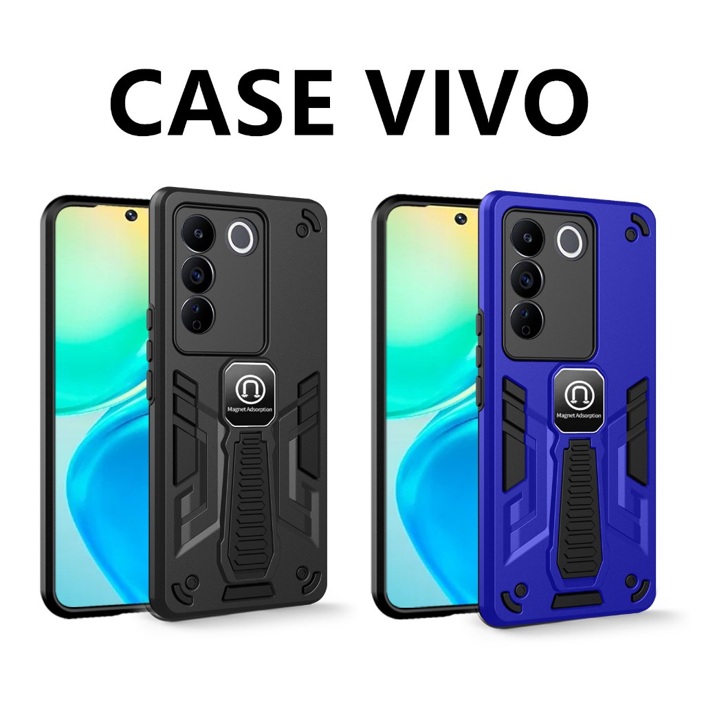 [ New ] Case Vivo V29E เคสกันกระแทกมีขาตั้งได้ เคสโทรศัพท์