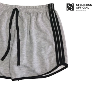กางเกงขาสั้นผู้หญิง สายฝอ 3 แถบ ทรงสปอร์ต Gym Shorts ใส่วิ่ง นอน ออกกำลังกาย สบายมาก
