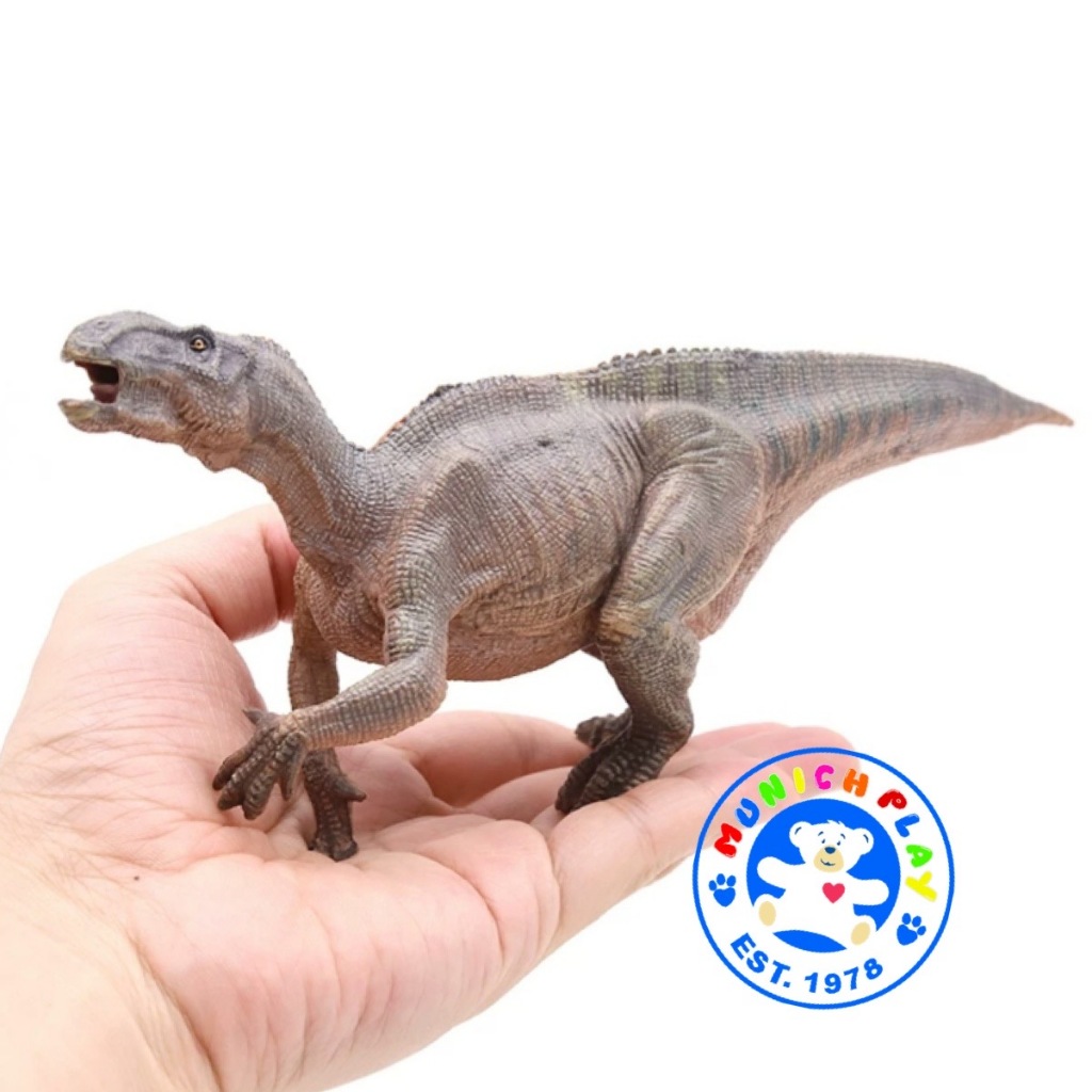 Munich Play - ไดโนเสาร์ Iguanodon น้ำตาล ขนาด 23.00 CM (จากหาดใหญ่)