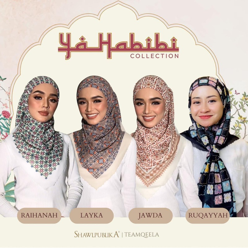 ผ้าคลุมแบรนด์ Shawlpublika Ya Habibi