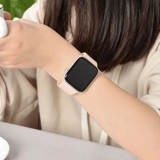 จัดส่งจากกรุงเทพ สายซิลิโคน สําหรับแอปเปิ้ลวอช ปรับง่ายสําหรับ iwatch 1110 9 8 7 6 SE 5 4 3 2 138/40/41/42/44/45/46/49mm