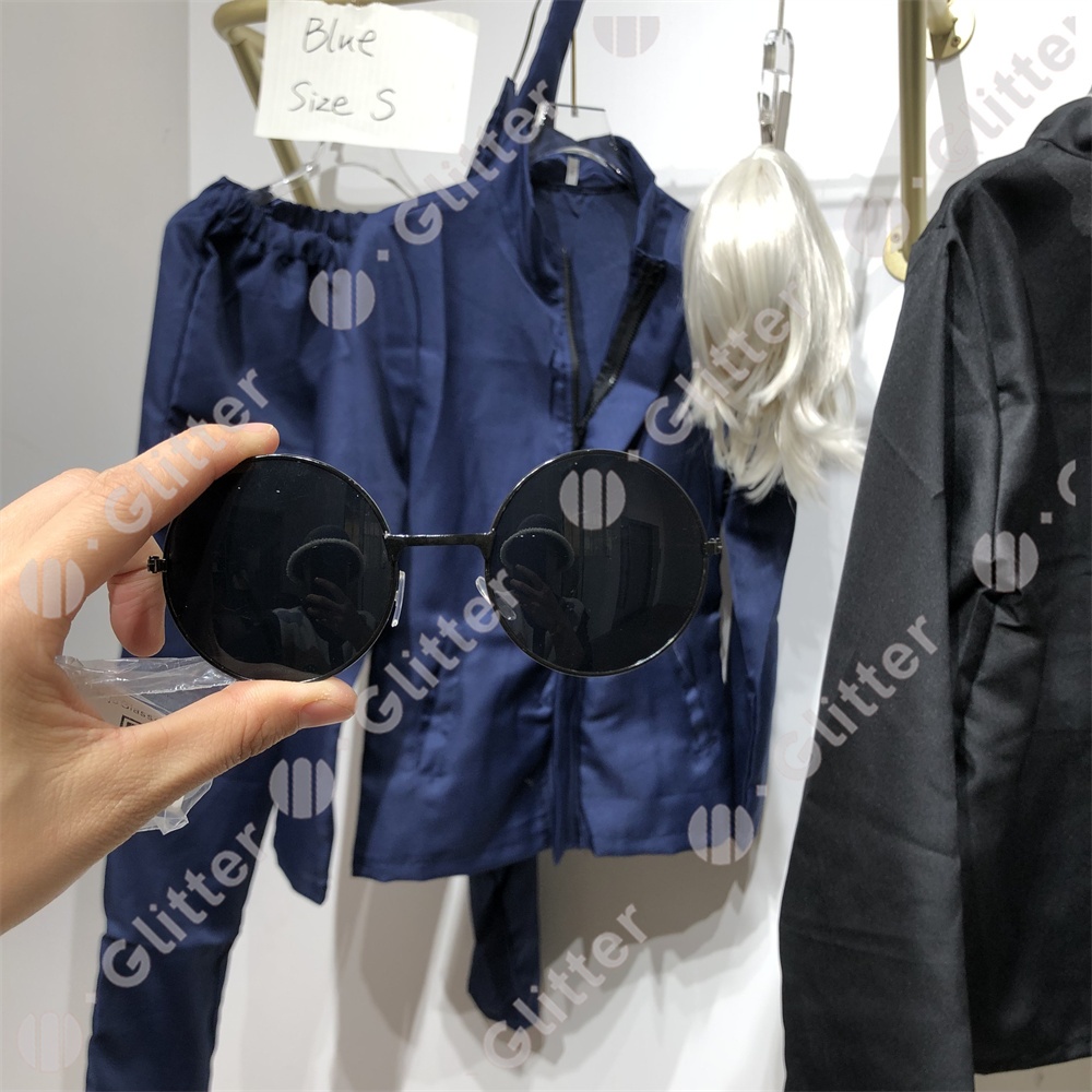 🇹🇭 อะนิเมะ ชุดแปลกๆ Jujutsu Kaisen Gojo Satoru Cosplay Costume ผู้ใหญ่คอสเพลย์เครื่องแต่งกายแว่นตาวิกผมฮา - รูปที่ 4