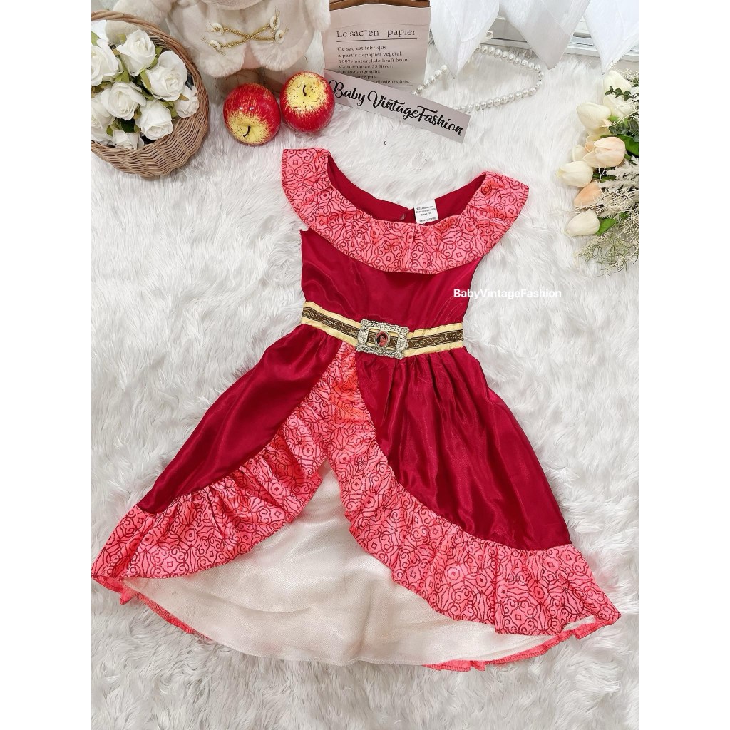 ชุดเจ้าหญิงเอลิน่าเด็กมือสอง*งาน UK/Size 4-6y/รอบอก 28 นิ้ว** งานแฟนซีเจ้าหญิง สวยสภาพดี!!! Elena-90