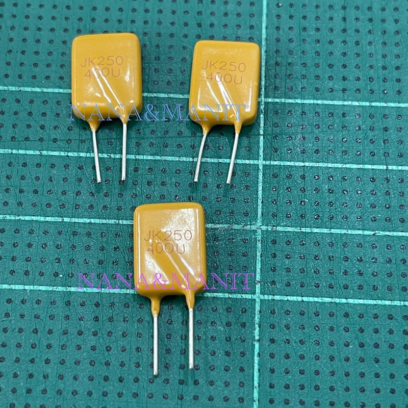 JK250-400U PPTC, PolySwitch Resettable Fuse 400mA 250VAC พร้อมส่งในไทย🇹🇭