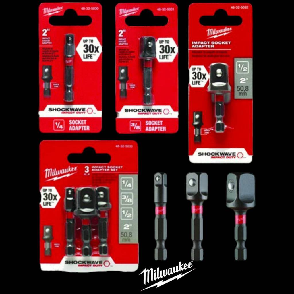 Milwaukee แปลงหัวบล็อค(อะแดปเตอร์) Impact Socket Adapter