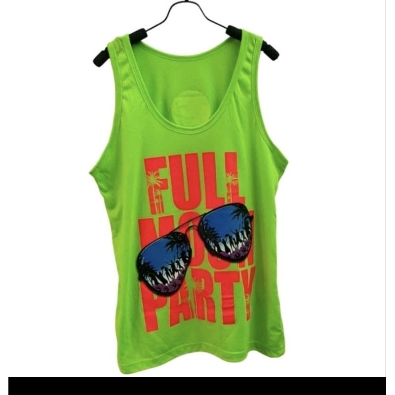 เสื้อกล้ามชายFullmoon สีนีออนสะท้อนแสง - รูปที่ 7