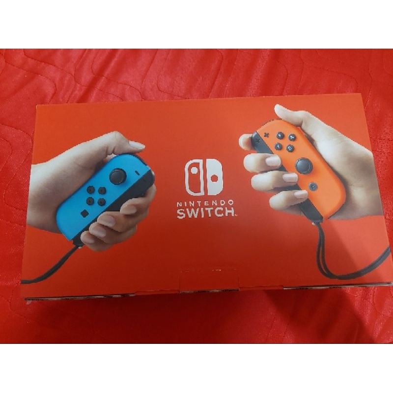 Nintendo switch V2กล่องแดง แบตอึด(มือ2)