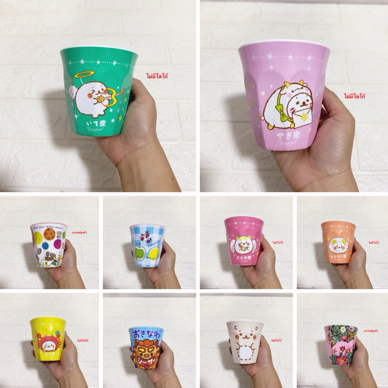 แก้วน้ำแปดเหลี่ยม 3.5“,3” 1 ชิ้น แบรนด์ซุปเปอร์แวร์ แบรนด์ในเครือ เมลามีนแท้100%