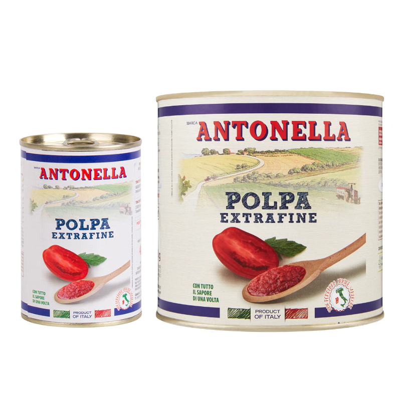 แอนโทเนลล่า มะเขือเทศสับละเอียด จากอิตาลี - Tomato Finely Chopped (Polpa) Antonella brand