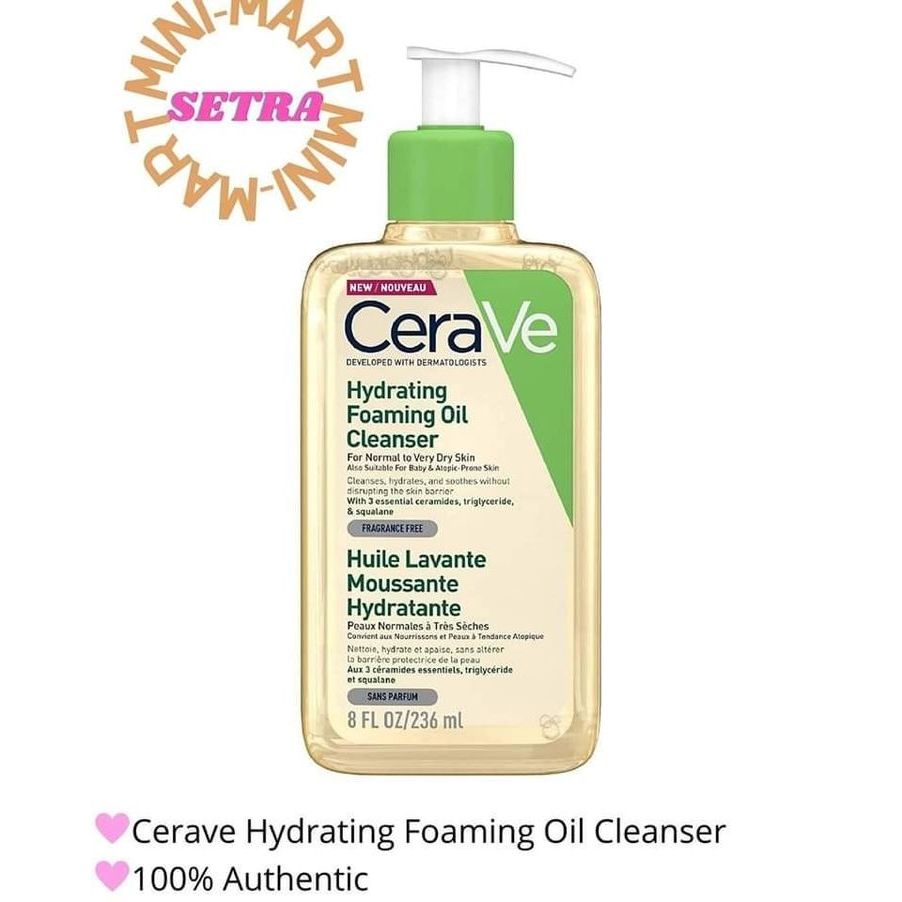 CeraVe Hydrating Foaming Oil Cleanser