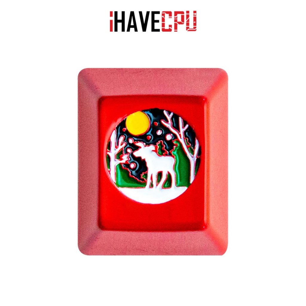 คีย์แคป (keycap) iHAVECPU LOGA METALLIC KEYCAP : MERRY CHRISTMAS 2023 - รูปที่ 2
