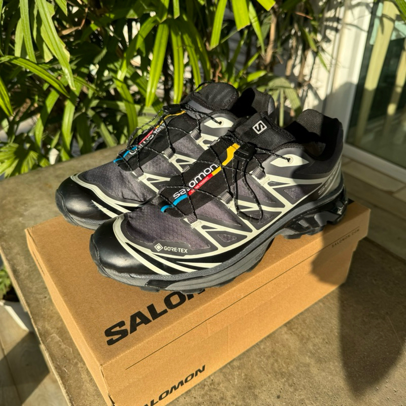 (มือสอง) SALOMON XT-6 GORE-TEX  Black gray