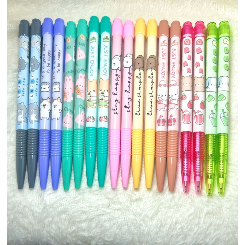 New!! ปากกา Moshi Moshi หมึกสีน้ำเงิน 0.38 mm.