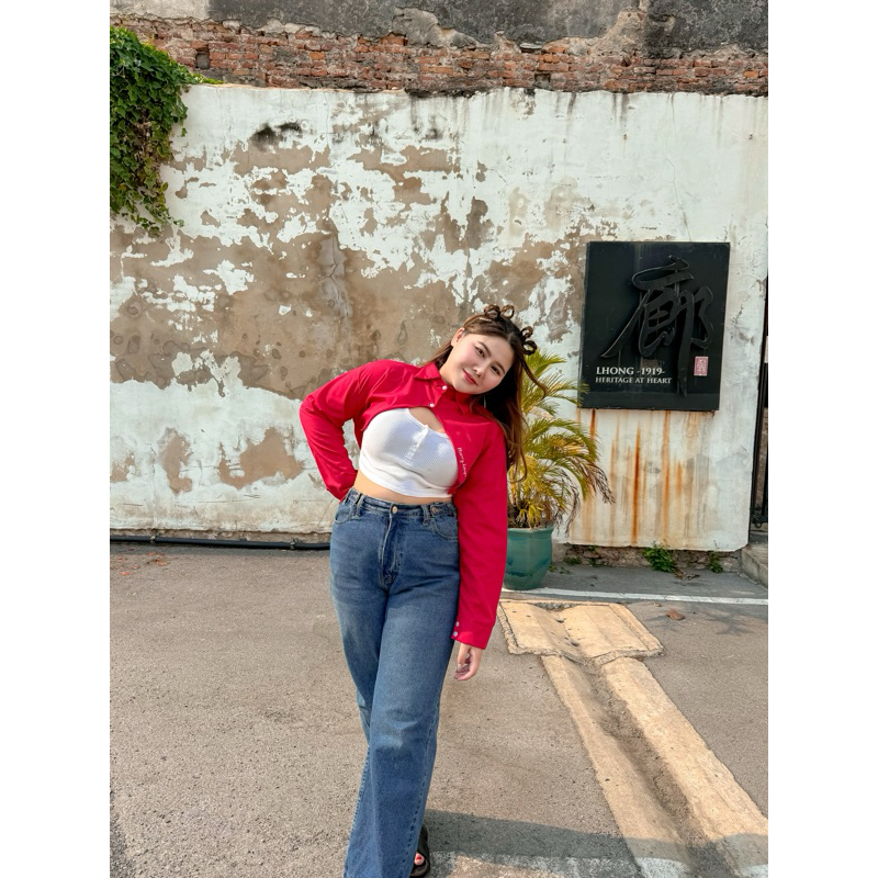 50-50 Shirt 💘 (เฉพาะเชิ้ต)แบบครึ่งตัว ปัก merry house - merrychubbyhouse - รูปที่ 6