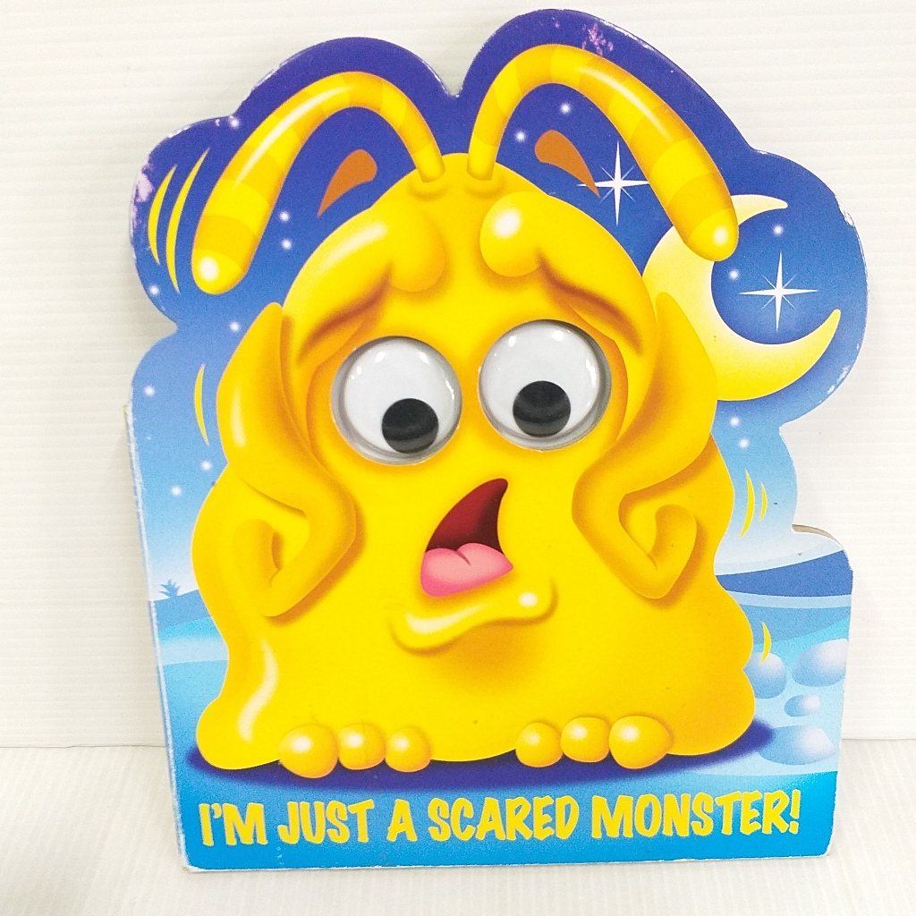 I'm just a scared monster นิทานภาษาอังกฤษ มือสอง Wibbly Eyes ตาขยับไปมาได้ บอร์ดบุ๊ก