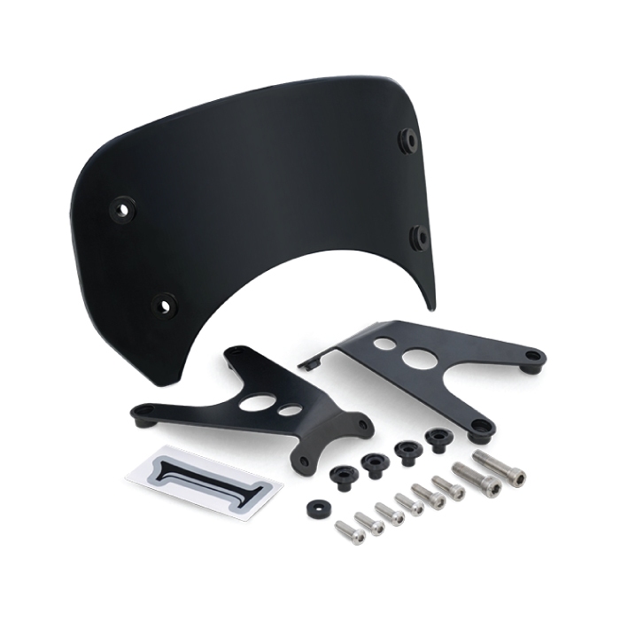 BKWF74A8M2BL บังไมล์สีดำ นัมเบอร์วัน PG-1 YAMAHA BKW-F74A8-M2-BL