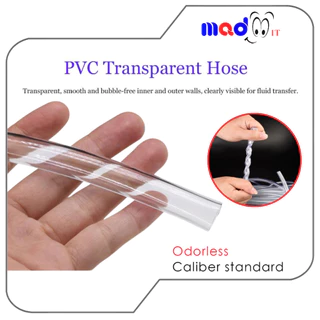 สายยาง PVC แบบโปร่งใส ความยาว 1 เมตร เส้นผ่านศูนย์กลางภายใน 4/5/6/7/8/9/11/14มม. PVC Hose