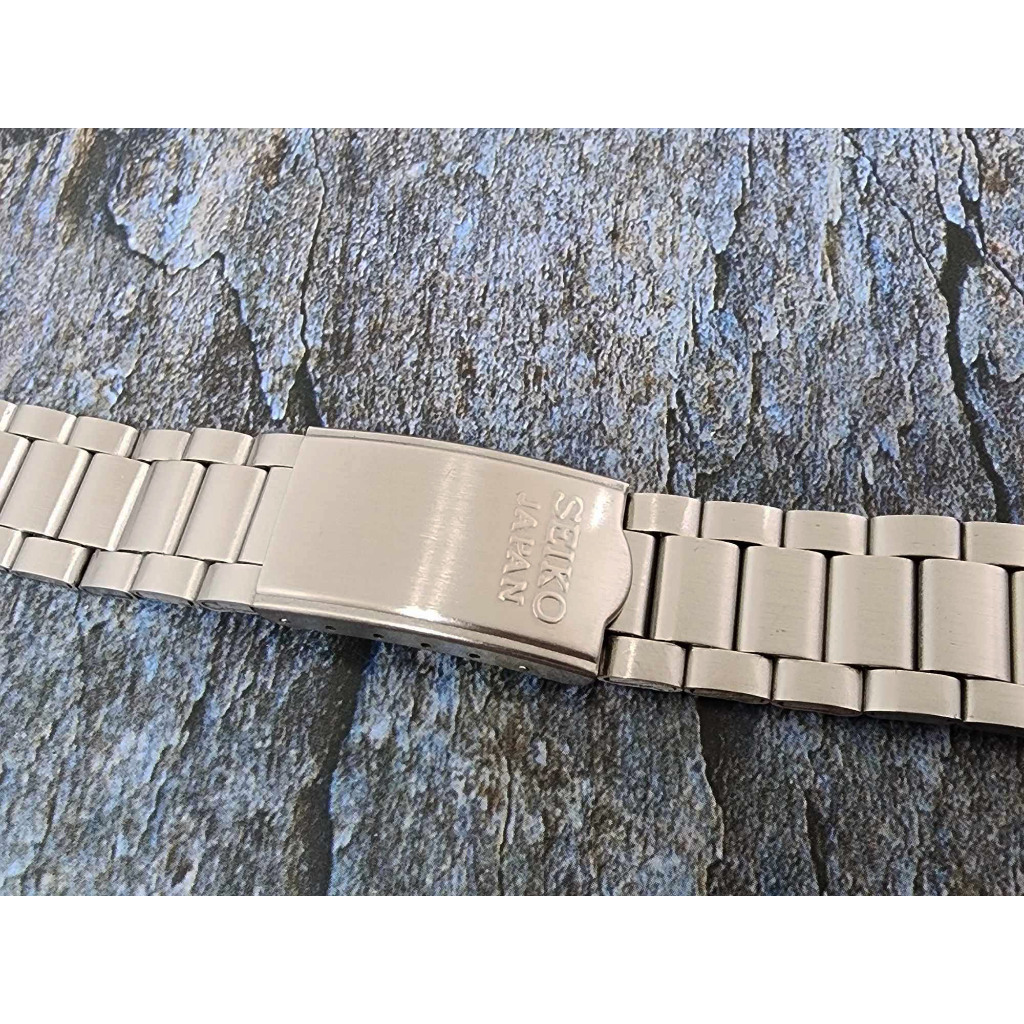 สายนาฬิกา สาย SEIKO 19mm หัวตรง ใส่นาฬิกาได้หลายรุ่น (เทียบ) (ไม่แท้)