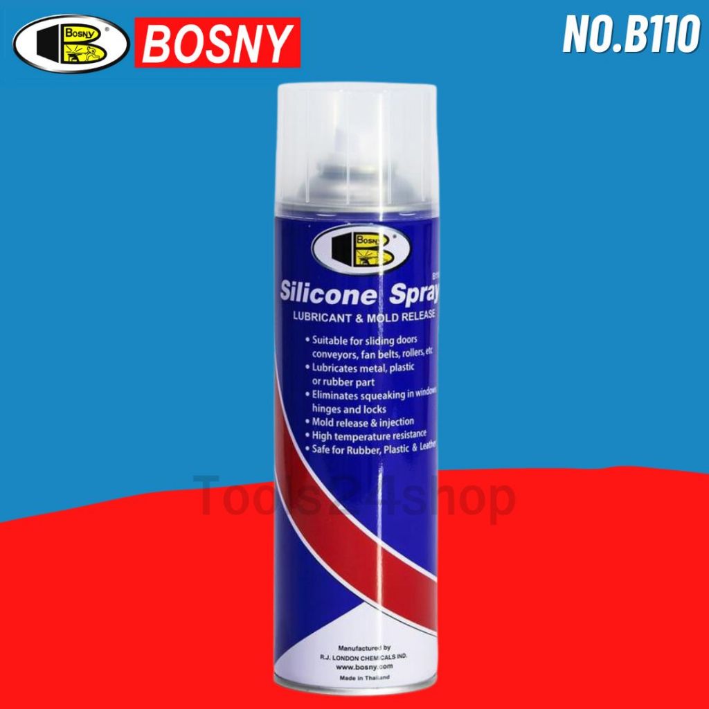 BOSNY สเปรย์ซิลิโคน หล่อลื่น No.B110 Mold Release Silicone Spray