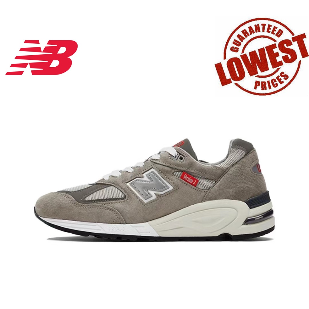 New Balance NB 990 V 2 Version Series Low Top Running Shoes Gray American M990VS2