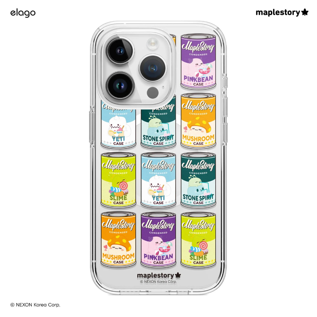 elago X MapleStory Monster can soup Case for iPhone 15, 15 Pro ลิขสิทธิ์แท้พร้อมจำหน่าย