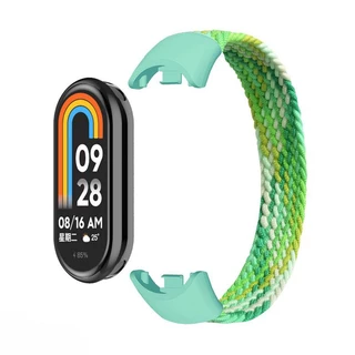 Xiaomi Mi Band 3/4/5/6/7 สายนาฬิกาไนลอน Mi Band 8/9/10 Sports สายนาฬิกาแบบทอยืดหยุ่น