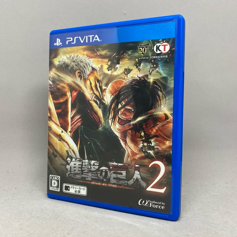 Attack on Titan 2 PS Vita | แผ่นเกมเพลสเตชั่นวีต้า แท้ | Zone 2 | Japan | ใช้งานปกติ