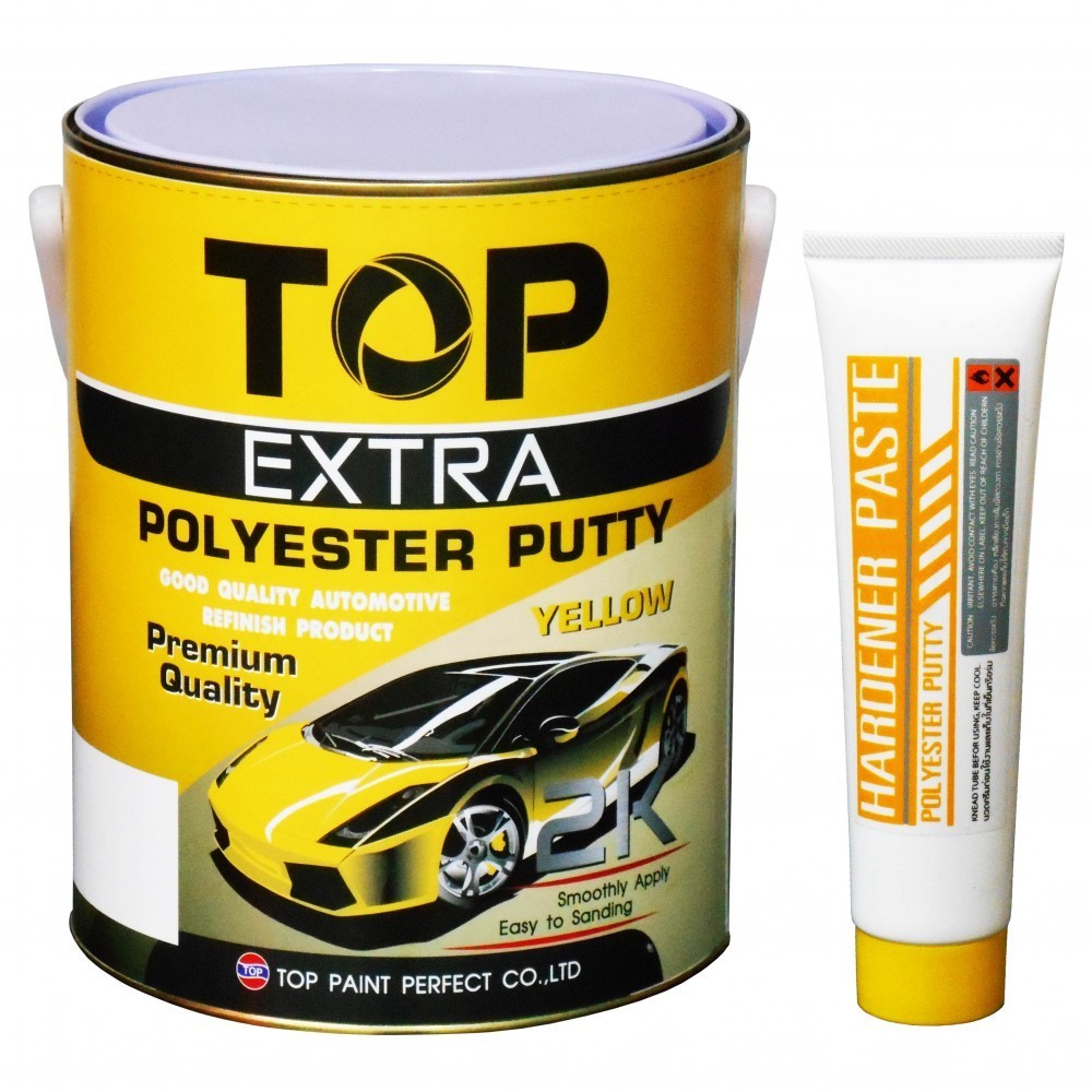 สีโป๊วเหลือง TOP EXTRA