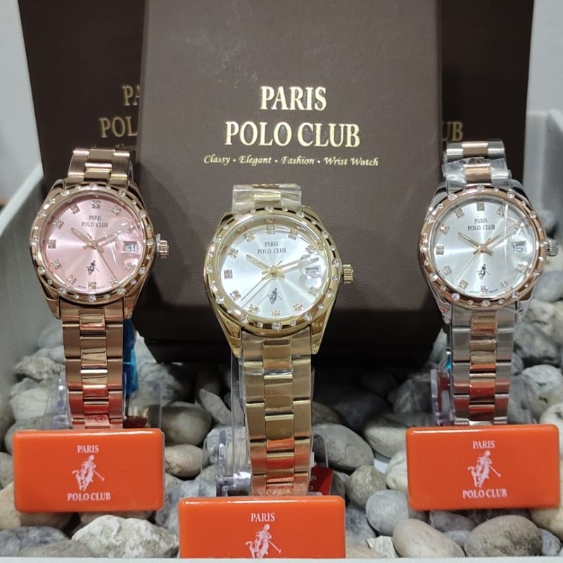 Paris Polo Club นาฬิกาผู้หญิง สายสแตนเลส รุ่น PPC-230714
