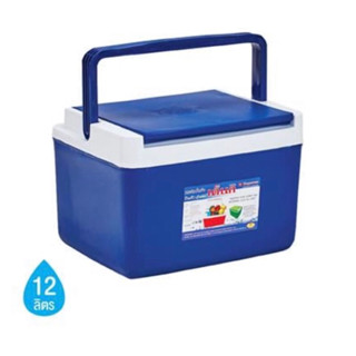 SN กระติกน้ำแข็งทรงเหลี่ยม SN รุ่น 798-1 ขนาด 12 ลิตร สีน้ำเ…